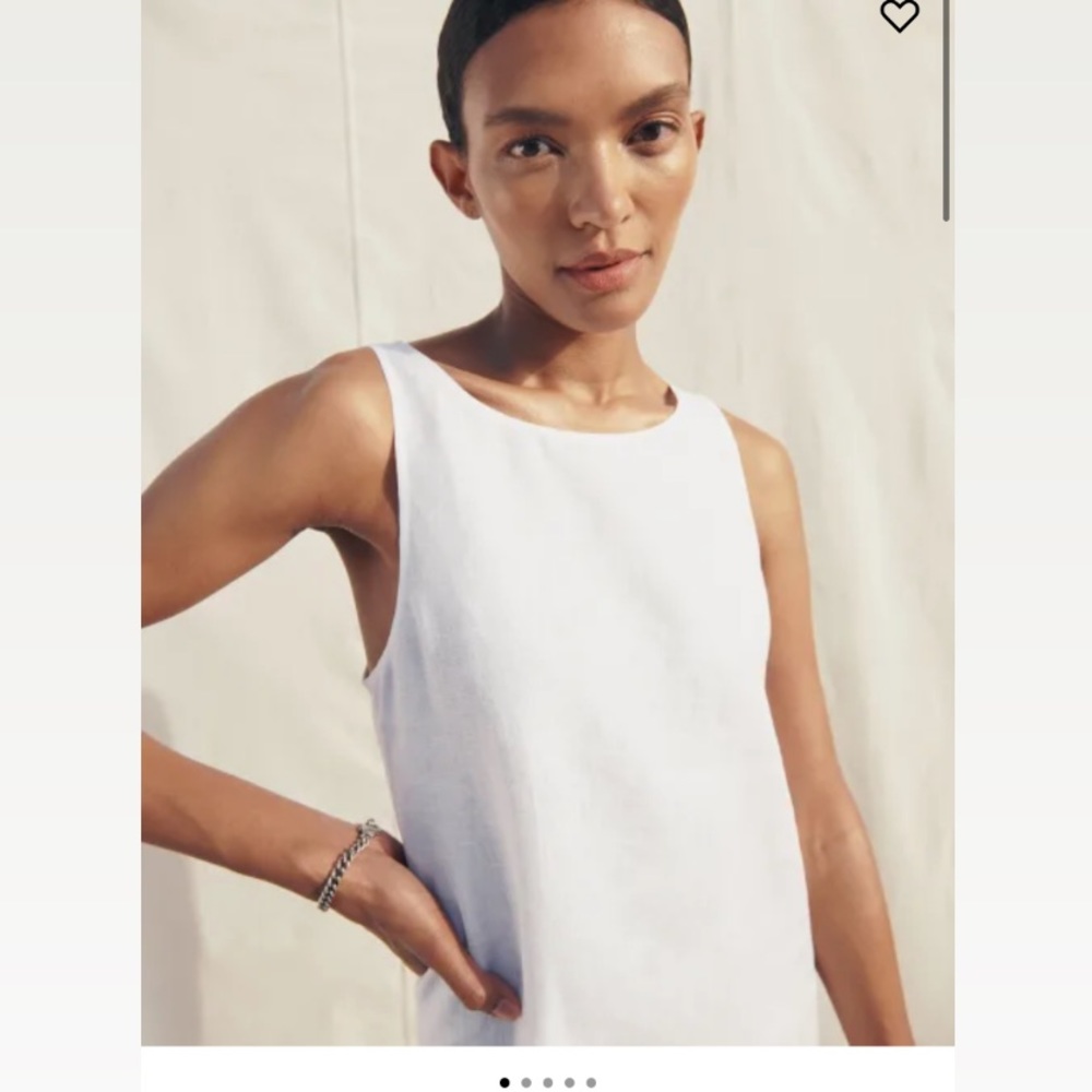 Reformation linen dress with pockets